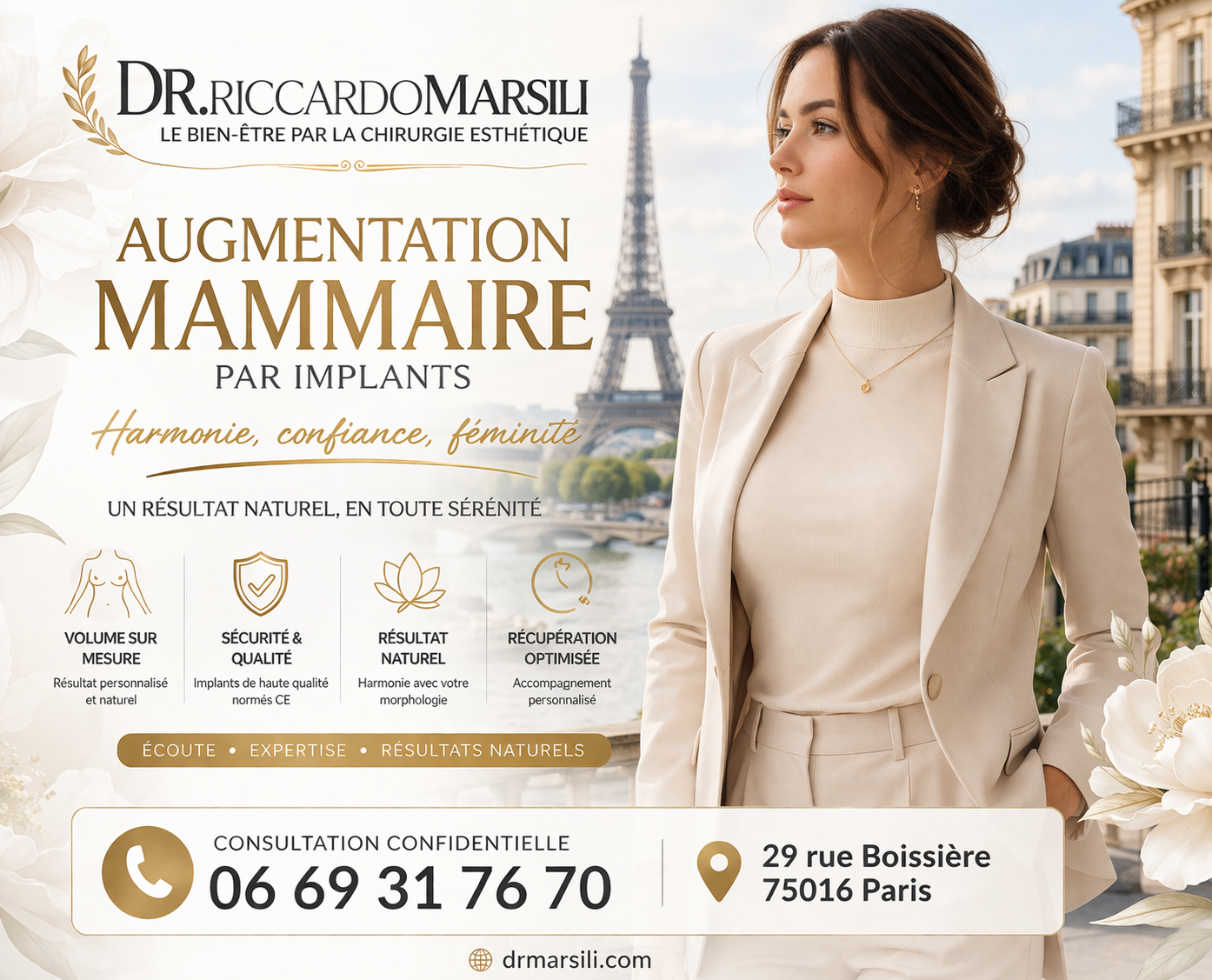 Augmentation mammaire Dual Plan Paris 16